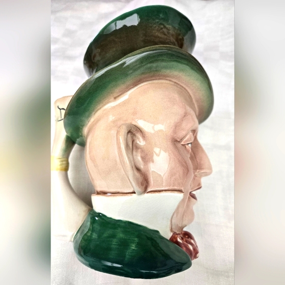 Vintage BESWICK England Mr. Micawber 9" Toby Mug/Tankard #310 - Picture 10 of 12